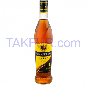 Напиток алкогольный Alexandrion 5 звезд крепкий 37.5% 0.7л - Фото