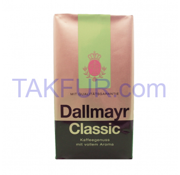 Кофе Dallmayr Классик натуральный жареный молотый 500г - Фото