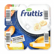 FRUTTIS ЙОГУРТ ВЕРШ НАСОЛ 5,8% 4*125Г : ПЕРСИК-ГРУША-БАНАН - Фото