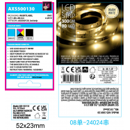 Гірлянда 90 світлодіодних лампочки тепло білий 3 м - Фото