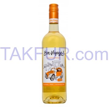 Напиток безалкогольный Bon Voyage Шардоне на осн/вина 075л - Фото