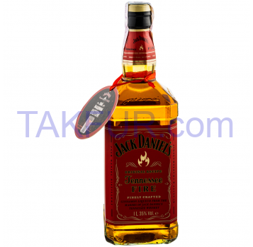 Ликер Jack Daniel`s Tennessee Fire 35% 1л стек бутылка - Фото