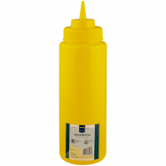 Емкость для кетчупа Metro Professional желтая 1025мл 1шт - Фото