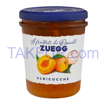 Джем Zuegg абрикосовый пастеризованный 320г - Фото