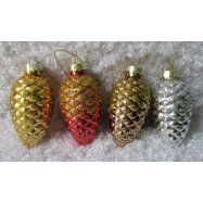 ШИШКА  З ДЕКОРОМ В АСОРТ - Фото