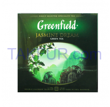 Чай Greenfield Jasmine Dream зеленый китайский 2г*120шт 240г - Фото