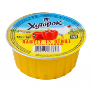 Паштет Хуторок из птицы с паприкой 130г - Фото