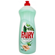 Средство для мытья посуды Fairy Нежные руки Чай дер и мят 1л - Фото
