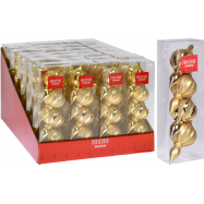 НАБІР ПРИКРАС  4 ШТ 6 СМ ЗОЛ - Фото