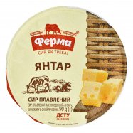 Сир плавлений Ферма Янтар пастоподібна 60% 90г