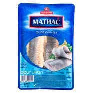 Сельдь Матиас Оригинал филе в масле слабосоленая 250г - Фото