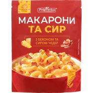 Макароны Pripravka с беконом и сыром 150г - Фото