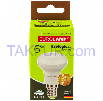 EUROLAMP LED ЕКО P R50 6W E14 : K3000 - Фото