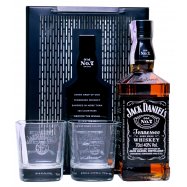 Виски Jack Daniel`s Tennessee 40% 0,7л+2 стакана подар упак - Фото