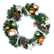 TAR.HOUSE ВІНОК РІЗДВ З ДЕКОР 45 СМ - Фото