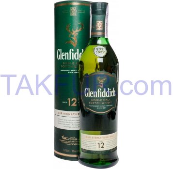 Виски Glenfiddich 12 лет выдержки 40% 0,7л - Фото