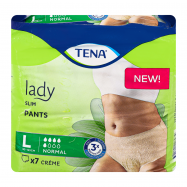 Трусы Tena Lady Normal Slim Creme L урологические 7шт/уп - Фото