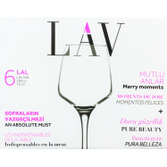 LAV НБ КЕЛИХ LAL Д/ВИНА 295МЛ 6ШТ - Фото