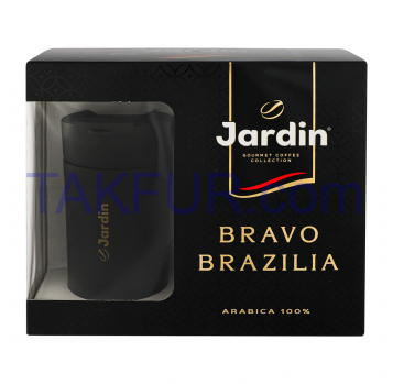 Набор Jardin Кофе Bravo Brazilia 250г+Термочашка 300мл 1шт - Фото