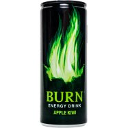 Напиток Burn Яблоко-Киви энергетический б/а сил/г 250мл ж/б - Фото