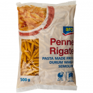 Изделия макаронные Aro Penne Rigate из твердых сорт пш 500г - Фото