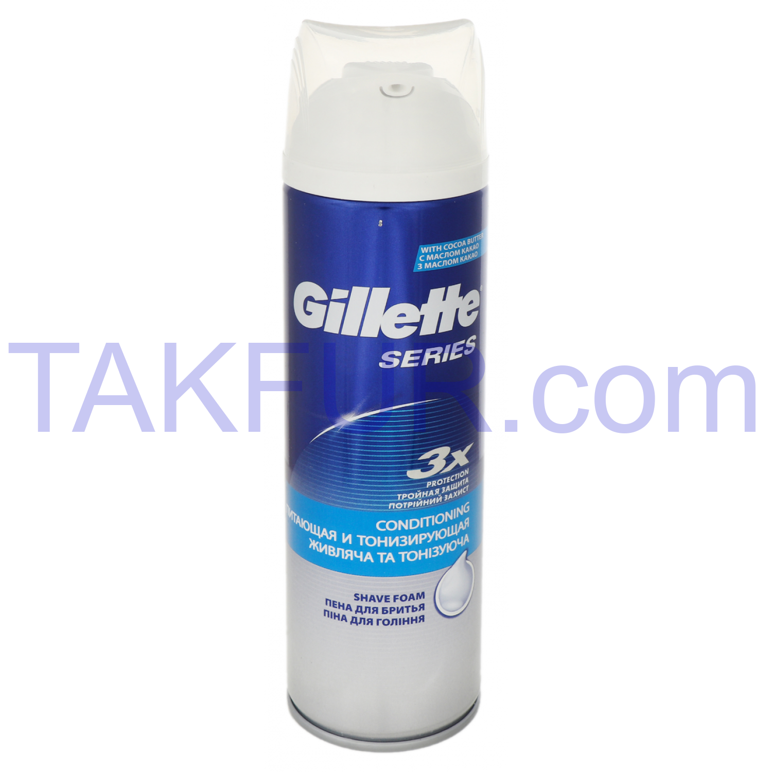 Пена для бритья Gillette Series питающая и тонизирующ 250мл купить ...