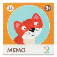 Настольная игра Мемо в ассортименте, 24 элемента (12 пар) - Фото