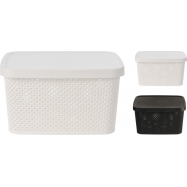 Коробка для зберігання речей 7 л з кришкою 274X220X151мм - Фото