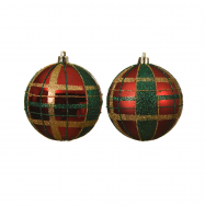 Куля Класік пластикова в асортименті 8 см - Фото