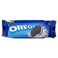 Печенье Oreo с какао и кремовой начинкой ванильн вкуса 38г - Фото