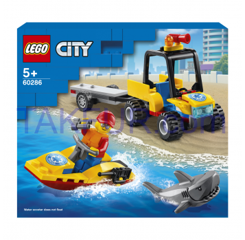 Конструктор Lego City Вездеход пляжных спасателей №60286 1шт - Фото