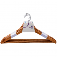 ARO НАБІР ВІШАЛОК ДЕРЕВЬЯНИХ 6ШТ. - Фото