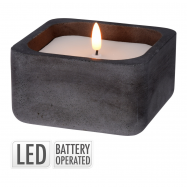 LED СВІЧКА У/ГОРЩ 12Х7М - Фото