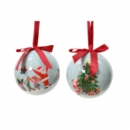 Набір куль Xmas пластикова 7шт 7,5см - Фото