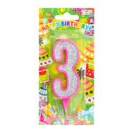 Свеча в серебре №390736 1шт - Фото