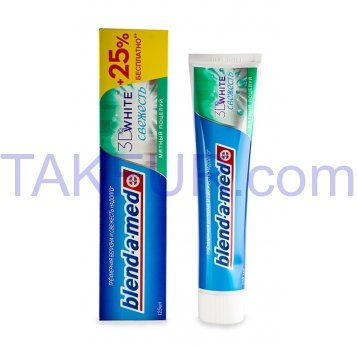 Зубная паста Blend-a-med 3D White Свежесть Мятн Поцел 125мл - Фото