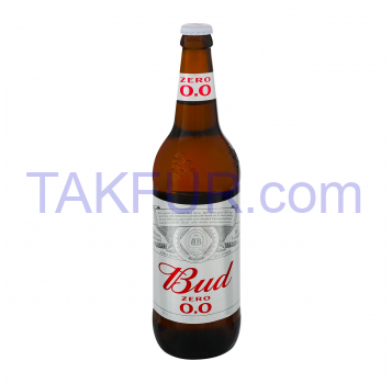 Пиво специальное Bud Zero светлое безалкогольное 0% 0.5л - Фото