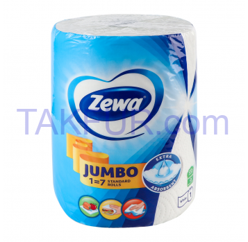 Полотенца бумажные Zewa Jumbo кухонные 2-х слойные 1шт - Фото