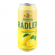 ЛЬВІВСЬКЕ RADLER ПИВО ЛИМ.-М'ЯТА 0.48Л З/Б - Фото