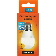VIDEX LED ЛАМПА G45E 6W E27 : K4100 - Фото