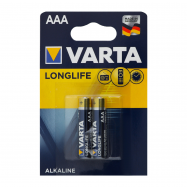 Батарейка Varta Longlife №4103 LR03 1.5V ААA 2шт/уп - Фото