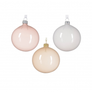 Куля Pearl скло в асортименті 8см - Фото