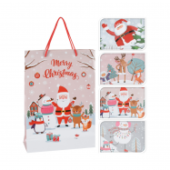 Пакет подарунковий новорічний 250X85X345 мм - Фото