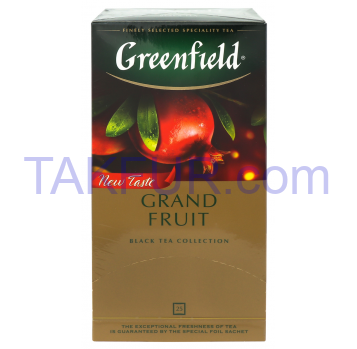 Чай Greenfield Grand Fruit черн инд байх мелк аромат 25*1.5г - Фото