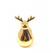 TH NY ФІГ.ДЕК КЕРАМ ОЛЕНЬ 17СМ : ЗОЛОТИЙ - Фото