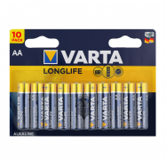 Батарейка Varta Longlife №4106 LR6 1.5V АА 10шт/уп - Фото