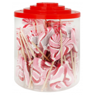 Леденцовая карамель Крапфен Сердце со вкусом клубники 25г - Фото