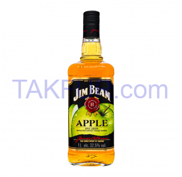 Ликер Jim Beam Apple крепкий 32.5% 1л - Фото