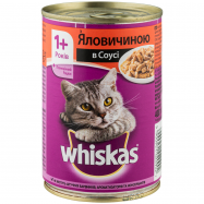 WHISKAS КОН 400Г : ЯЛОВИЧИНА - Фото