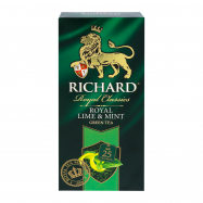 RICHARD ЧАЙ ЧОРНИЙ 25ПАК : ЛАЙМ І М`ЯТА - Фото
